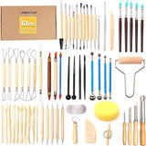 61-delige keramische gereedschappen Clay Sculpting Set, Polymeer Clay Tools Clay Sculpting Tools, Aardewerk Carving Tools voor Graveren Modellering Embossing Moulding Art