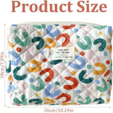 Cosmetische tas, make-uptas, draagbare make-uptas voor dames en meisjes, make-uporganisator, reistoilettas voor damesmeisjes (kleurrijk)