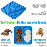 Lekmat voor honden, premium likmat voor honden met zuignap voor verlichting van angst van honden, voor baden, verzorging en training voor puppy's