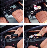 Autobekerhouder Uitbreidingsbakje Multifunctionele autobekerhouder Bevestigbaar bakje met 360° rotatie Afneembaar bakje Tafel Verstelbare basis