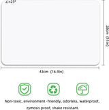 8 stuks placemats, transparant, kunststof placemats, placemats, pvc, tafelkleed, transparant, premium slijtvast, hittebestendig