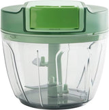 Handmatige keukenmachine Groentensnijder Draagbare knoflookmolen Uiensnijder voor groenten Fruitnoten Duurzaam BPA-vrij Food Grade materiaal 650ml