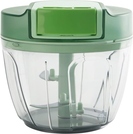 Handmatige keukenmachine Groentensnijder Draagbare knoflookmolen Uiensnijder voor groenten Fruitnoten Duurzaam BPA-vrij Food Grade materiaal 650ml