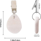 Tafelkleedgewicht 8 stuks tafelkleedgewichten stenen tafelkleedgewichten met klem tafelkleden gewichten outdoor voor familie party camping bruiloft tuin picknick