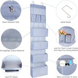 Hangende organizer 7 zakken met 2 haken, multifunctioneel hangend over de deur organizer, hangtas voor kinderkamer woonkamer slaapkamer