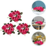 Kaarsenringen voor zuilkaarsen: licht van gewicht, met uitstekende afwerking, de kaarskrans is gemakkelijk te dragen en ziet er prachtig zacht uit.