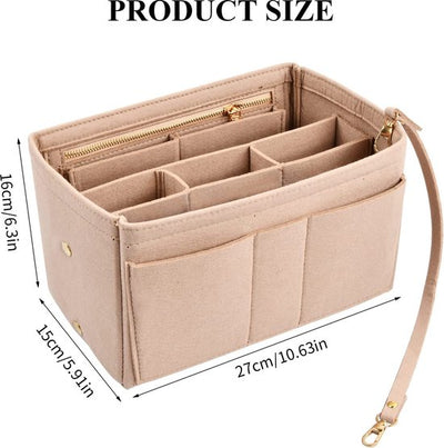 Vilt Organizer Make-up Organizer voor Vrouwen, Vilt Handtas, Indoor Vilt Organizer Make-up Organizer voor Vrouwen, Vilt Handtas, Indoor