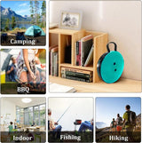 Folding Stool, Height Adjustable, Foldable Stool for Camping, BBQ, Kitchen, Tool Room, Children, Load 200 kg