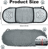 Huisdierbadhanddoek Extra absorberend Chenille Huisdierenhanddoek met handzakken Microvezelhanddoeken Alle honden Katten