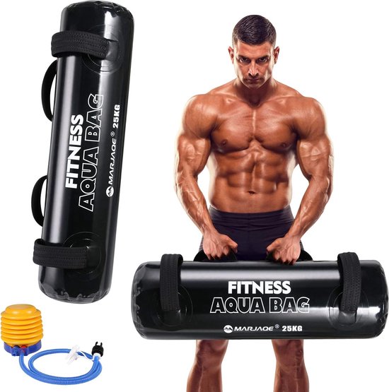 Aqua Bag, verstelbare watertas, trainingspowerbag met watergewicht, Bulgaarse tas, multistationset, krachttraining voor gewichtheffen, thuistraining, draagbaar fitnessapparaat