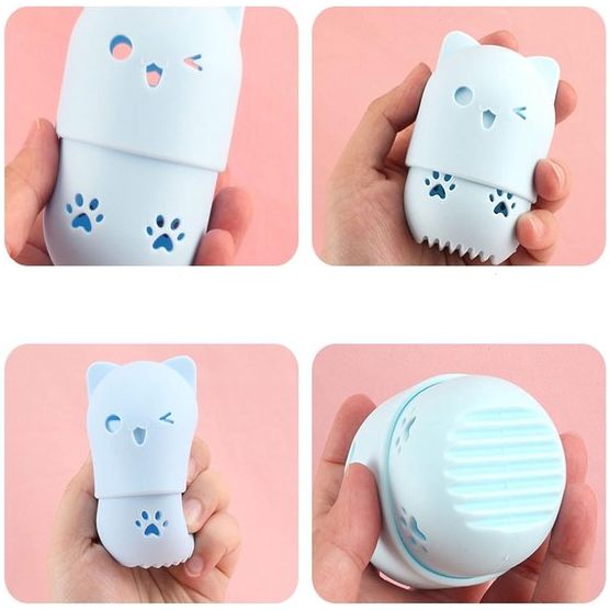 2 stuks Beauty Sponge Travel Case make-up sponshouder, make-up blender spons houder, wasbaar en herbruikbaar, geschikt voor thuis, uitstapjes, reizen enz