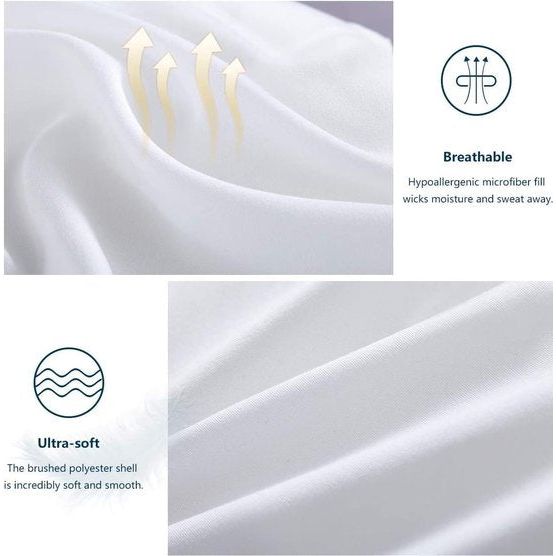 Dekbed, 240 x 260 cm, 4 seizoenen, dekbed, 300 g/m², microvezel, 260 x 240, superzacht deken, slaapdeken, ademend, 240 x 260, wit