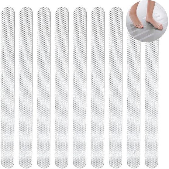 Anti-slip strepen, antislip douche traptreden pads, anti-slip strepen 24 stuks, grootte 38 x 2 cm, wit. Anti-slip strepen, antislip douche traptreden pads, anti-slip strepen 24 stuks, grootte 38 x 2 cm, wit.