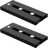 2 stuks wijnglashouders, omgekeerde wijnglashouders, hangende wijnglashouder, voor familie, restaurant, hotel, bar (zwart)