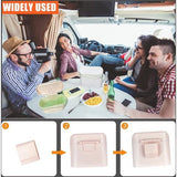 2 x vuilnisemmer auto met 120 stuks auto-afvalzakken, automatische afvalemmer, kleine auto-afvalemmer met deksel, hangende opbergdoos, auto-accessoires (roze)