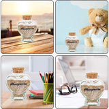 Honeymoon Sand Keepsake Jar - Huwelijksreis Souvenir Cadeau voor pasgetrouwden - Vrijgezellengeschenken voor bruid of pasgetrouwden (met geschenkdoos) (hartvormige glazen fles)