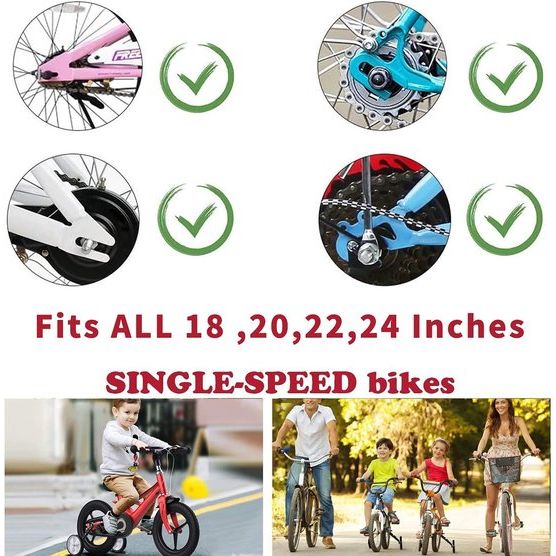 Kinderfiets stabilisator, universele stabilisatoren voor 18, 20, 22, 24 inch fietsen