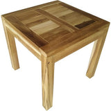 teakhouten tafel ca. 50x50x45 cm tuintafel massief hout eettafel