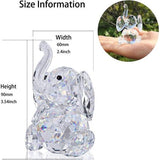 Kristal Olifant figuren Collectibles Glas Dierenfiguur voor tafeldecoratie