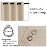 Gordijn, 160 x 106 cm ,beige