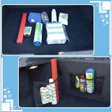 6 stuks kofferbak-organizer-klittenband, kofferbak-nettas, elastische klittenbandbanden, auto-bagagenet, auto-opbergnet, universeel voor auto/SUV
