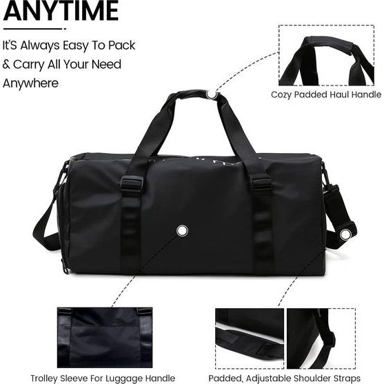 Sporttassen, zwart, Sport