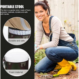 Schuim tuinkruk Draagbare tuinplantenkruk Ottomaanse kruk met tuincamping Willekeurige kleur 18 cm