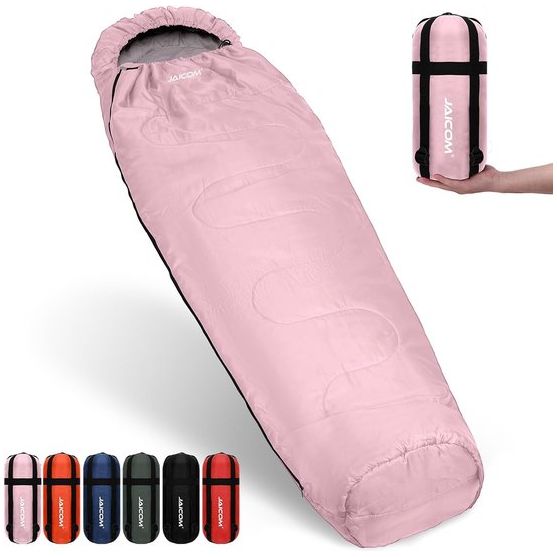 Slaapzak, 3 seizoenen, ultralichte mummieslaapzak [800 g], slaapzak kleine verpakkingsmaat & volwassenen - outdoor, camping, trekking, indoor