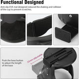 Auto-bekerhouder voor ventilatie, 2 stuks, universele bekerhouder, flessenhouder, verstelbare auto-ventilatiehouder voor koffiebekers en drankblikjes