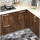 behang meubelfolie zelfklevende film zelfklevende film hout effect 60cm x 5m bruin keuken backsplash houtnerf vinyl sticker verdikte film voor meubels aanrecht kast lade slaapkamer