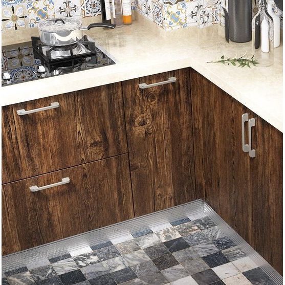 behang meubelfolie zelfklevende film zelfklevende film hout effect 60cm x 5m bruin keuken backsplash houtnerf vinyl sticker verdikte film voor meubels aanrecht kast lade slaapkamer