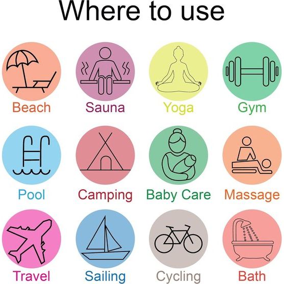 hamamdoek, saunahanddoek voor dames en heren, badhanddoek, saunahanddoek, pestemal, 100% katoen, licht en absorberend, oosterse badhanddoek, 100 x 180 cm, zwart