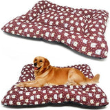 Hond Kattenbed Huisdierdeken Antislip S/M/L Maat Draagbaar Matras Bankkussen M:95*70cm Rood