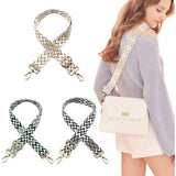 Pack of 3 Bag Straps for Changing, Adjustable Shoulder Strap for Bags, Shoulder Straps with Carabiner for Crossbody Bag Women and Men, Wide Strap