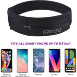 Hardloopgordel voor dames en heren, hardloopgordel voor mobiele telefoon, voor sleutels, telefoon en geld, loopgordel mobiele telefoon voor fitness, sport, fietsen, hardlopen, reizen