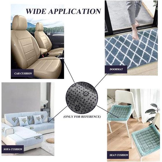 Tufting Cloth, Hoofdstof Touffetage 1,8 x 1 m, antislip primaire stof, antislip vinyl met pruimenbloesempatroon voor touffering, tapijt, naaldstof, stof voor tapijt