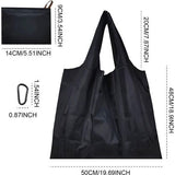 3 stuks opvouwbare boodschappentassen, milieuvriendelijke boodschappentassen, opvouwbare boodschappentassen met aangebrachte zak, herbruikbare boodschappentassen, wasbaar, duurzaam en licht