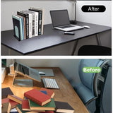 Boekenhouder, 7 paar boekensteunen metalen boekenhouder voor plank zwarte boekensteunen boekensteunen boekensteunen voor planken voor boeken, dvd's, tijdschriften, 70 x 110 x 130 mm