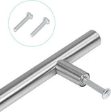 20 stuks 96 mm roestvrij stalen meubelgrepen boorgatafst geborsteld stanggreep relinggrepen roestvrij stalen buis Ø 10 mm herbruikbaar