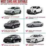 Universele zonneklep, autonet, zonwering voor baby's met gecertificeerde UV voor zijruiten, mesh-materiaal, beschermt passagiers, kinderen en huisdieren (XL)