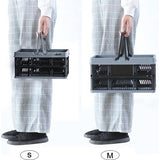 Boodschappenmand, plastic, optional vouwdoos, small, 19 liter, 38 x 25 x 20 cm, geschikt voor keuken, badkamer, kantoor, slaapkamer, klaslokaal, kast, lade