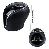 6 versnellingen auto versnellingspook auto PU lederen schakelknop schakelaar hendel