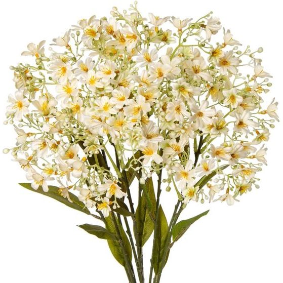 3 Pieces Wild Flowers Artificial with Long Stem Bendable Artificial Flowers for Living Room Bathroom Decoration Home Decoration Flower Arrangement Artificial Flowers Silk Plastic Flowers Mixed 03