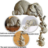 Mohito Olifant Standbeeld Figuur 3 Stuks Olifant Sculptuur Decoratie Set Hars Ambachtelijke Ornamenten voor Home Office Craft Decoratie Home Decor