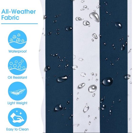 Strandtas, strepen, tote bag, badtas, waterdicht, strandtas, groot, met ritssluiting, shoppertas, strandtas, XXL, familie, boodschappentas, schoudertas, effen tas, reistas, donkerblauw,