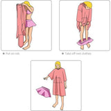 waterabsorberend neopreenpak, luiertafel, hoodie, handdoek, poncho, badjas om te surfen, zwemmen, baden voor volwassenen, mannen, vrouwen, zanddicht