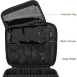 Make-uptasje, organisator van make-uptasjes, professionele make-uptasje, make-uptasje, draagbare make-uptasje, damesreistas met verstelbare verdeler, make-uptasje, opbergtas