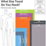 Microvezel handdoek, 180 x 60 cm + 80