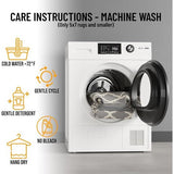 Glamour Collectie Vloerkleed met rubberen achterkant en elegant rasterontwerp, 100 x 150 cm, grijs.