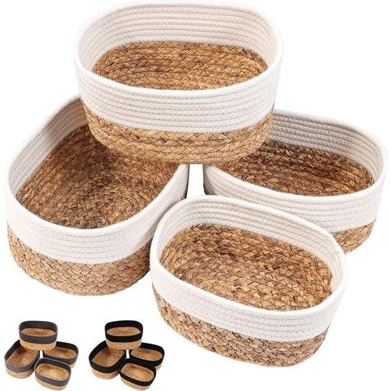 Opberger crèmewit Katoen